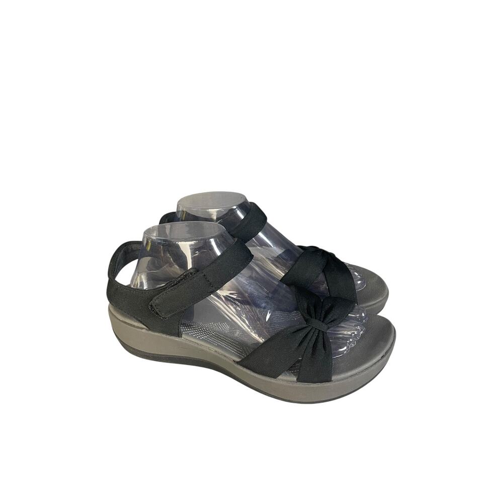 Clarks Cloudsteppers Women’s Black Arla Shore Sandals Size-10M